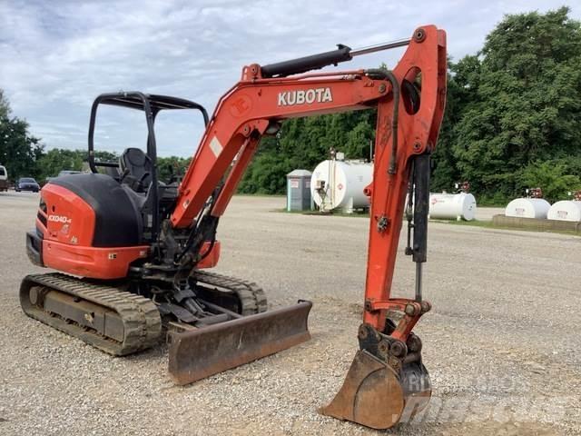 Kubota KX040-4 Pásové rýpadlá