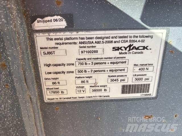 SkyJack SJ86T Stavebníctvo - ostatné