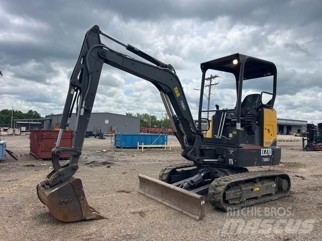 Volvo EC27D Pásové rýpadlá