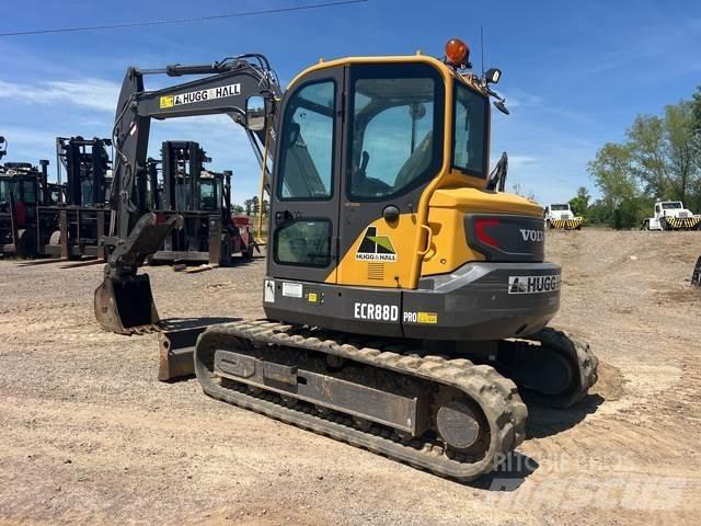 Volvo ECR88D Pásové rýpadlá