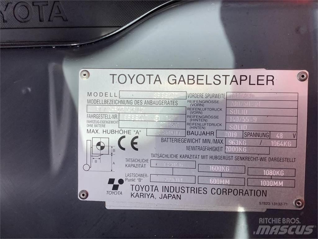 Toyota 8FBE20T Akumulátorové vozíky