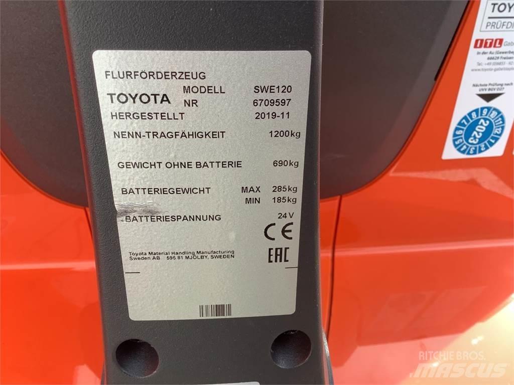 Toyota SWE120 Ručne vedené vysokozdvižné vozíky