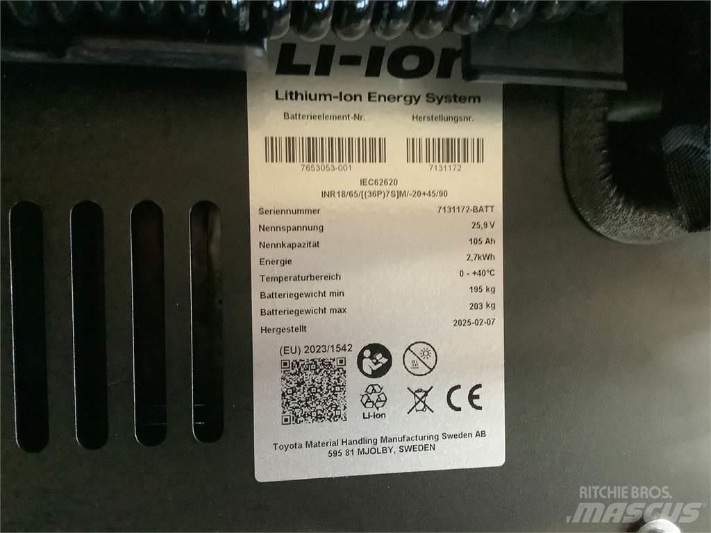 Toyota SWE120L Ručne vedené vysokozdvižné vozíky