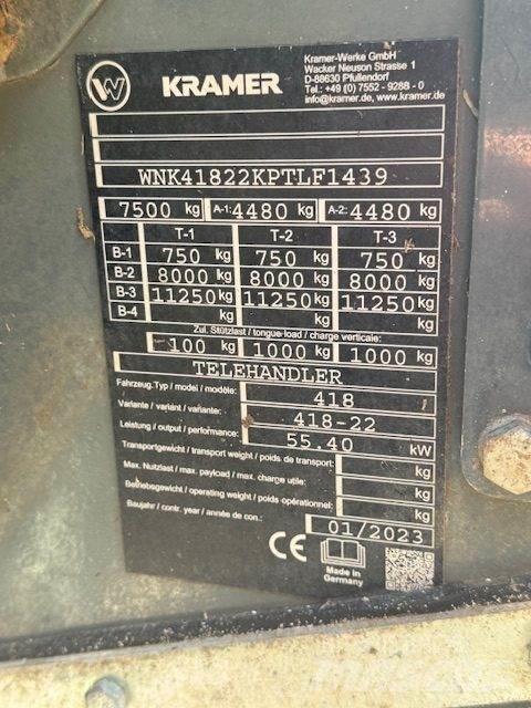 Kramer KT276 Teleskopické manipulátory
