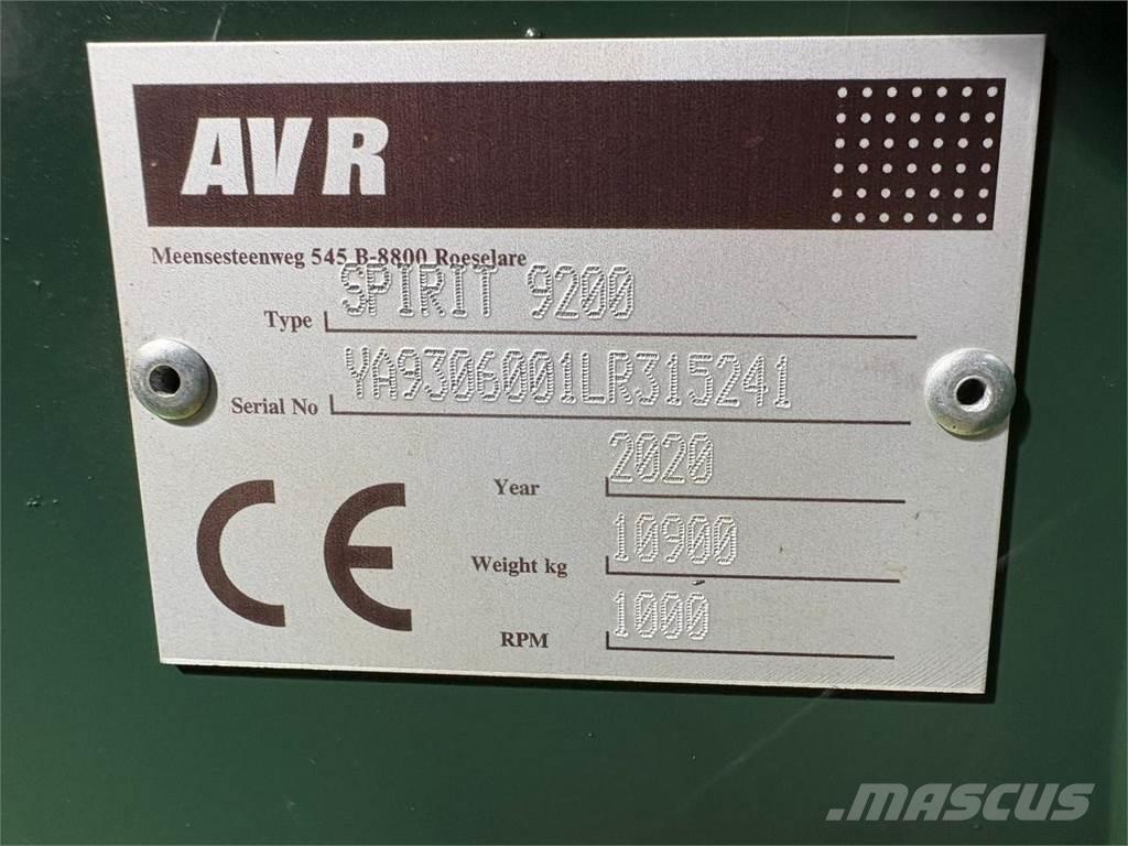 AVR SPIRIT 9200 Zemiakové kombajny