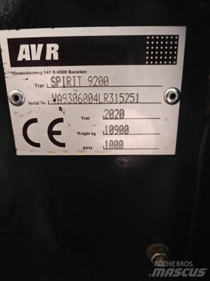 AVR SPIRIT 9200 Zemiakové kombajny