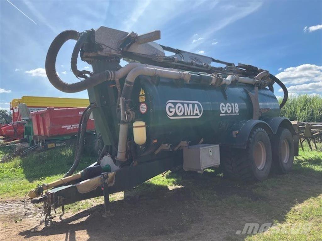 Gøma GG 18 Aplikačné cisterny