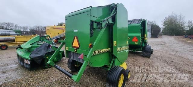 John Deere 590 Lisy na okrúhle balíky