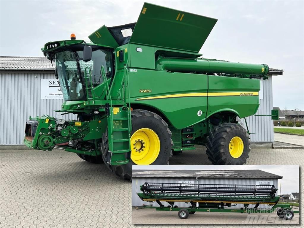 John Deere S685I Kombinované zberacie stroje
