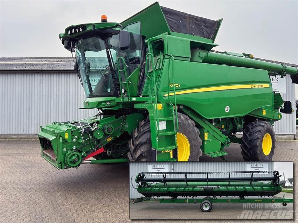 John Deere T670 Kombinované zberacie stroje