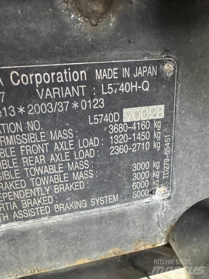 Kubota 5740 Kompaktné traktory