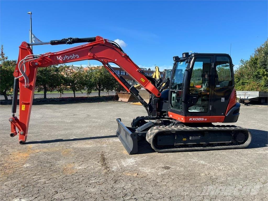 Kubota KX085-5 Pásové rýpadlá