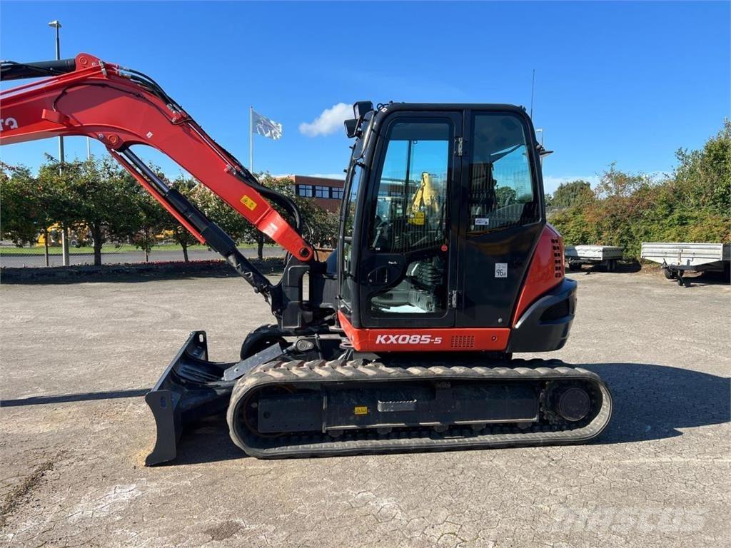Kubota KX085-5 Pásové rýpadlá