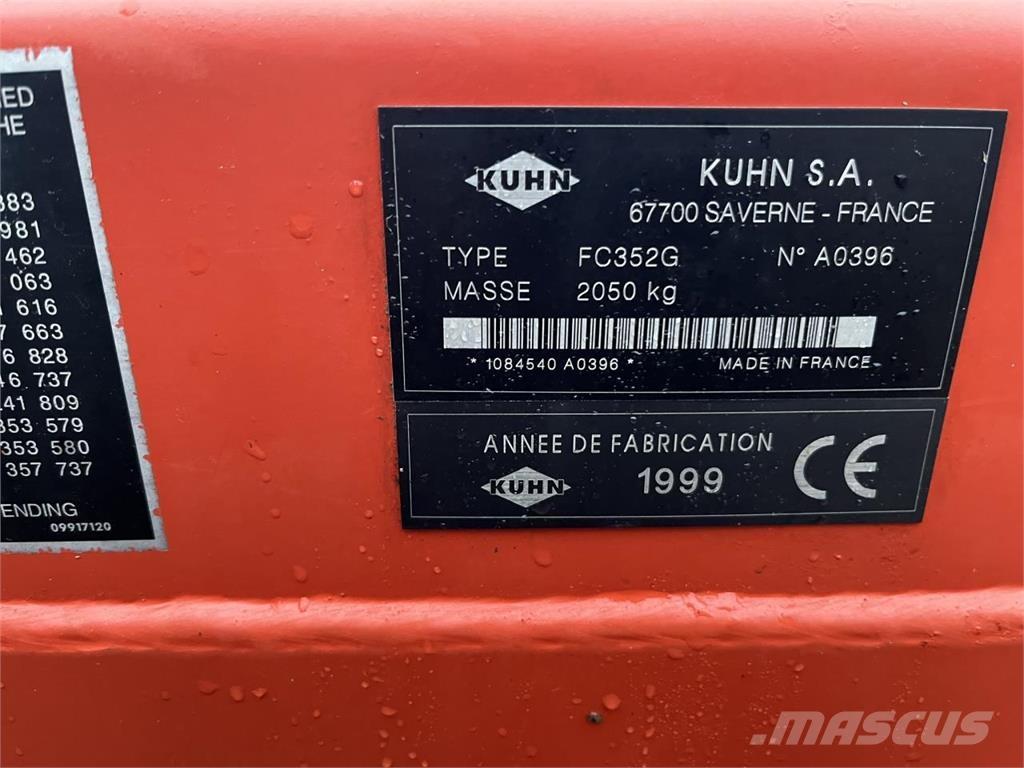 Kuhn FC 352 C Riadkovacie žacie stroje