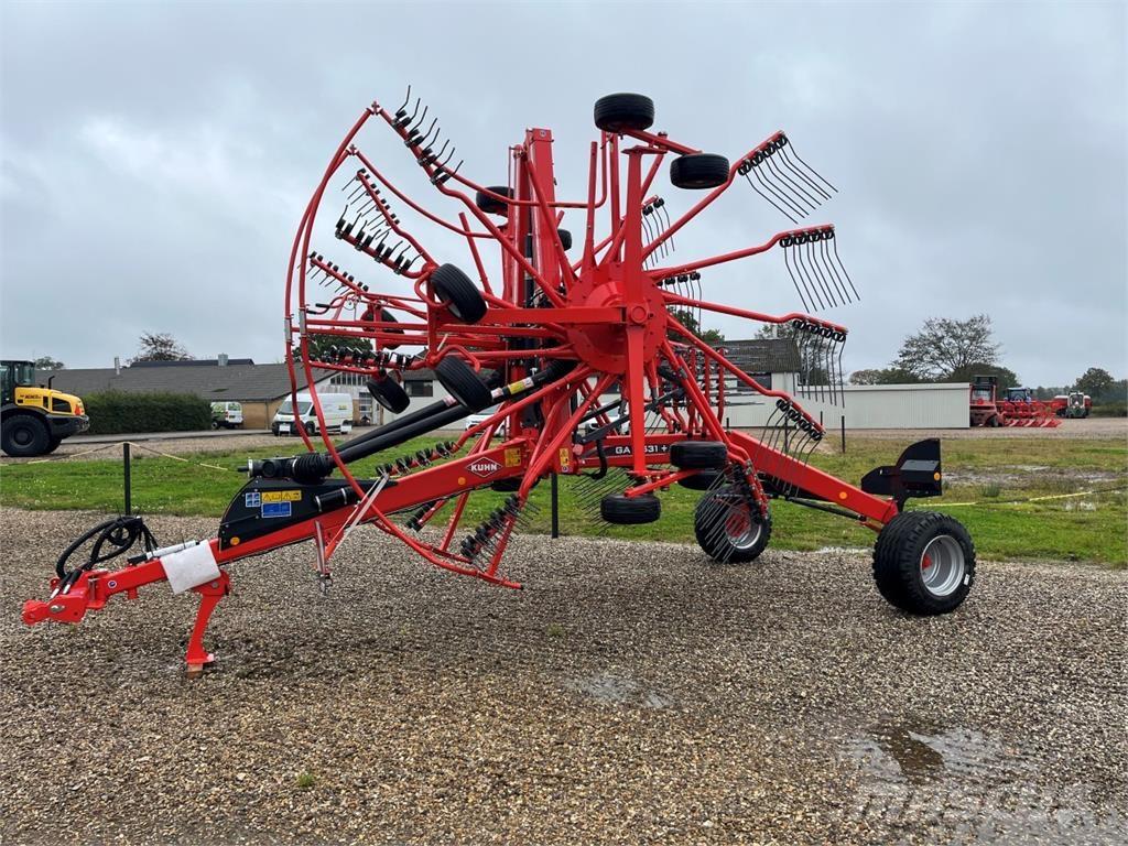 Kuhn GA9531 + Obracače a zhrabovače sena