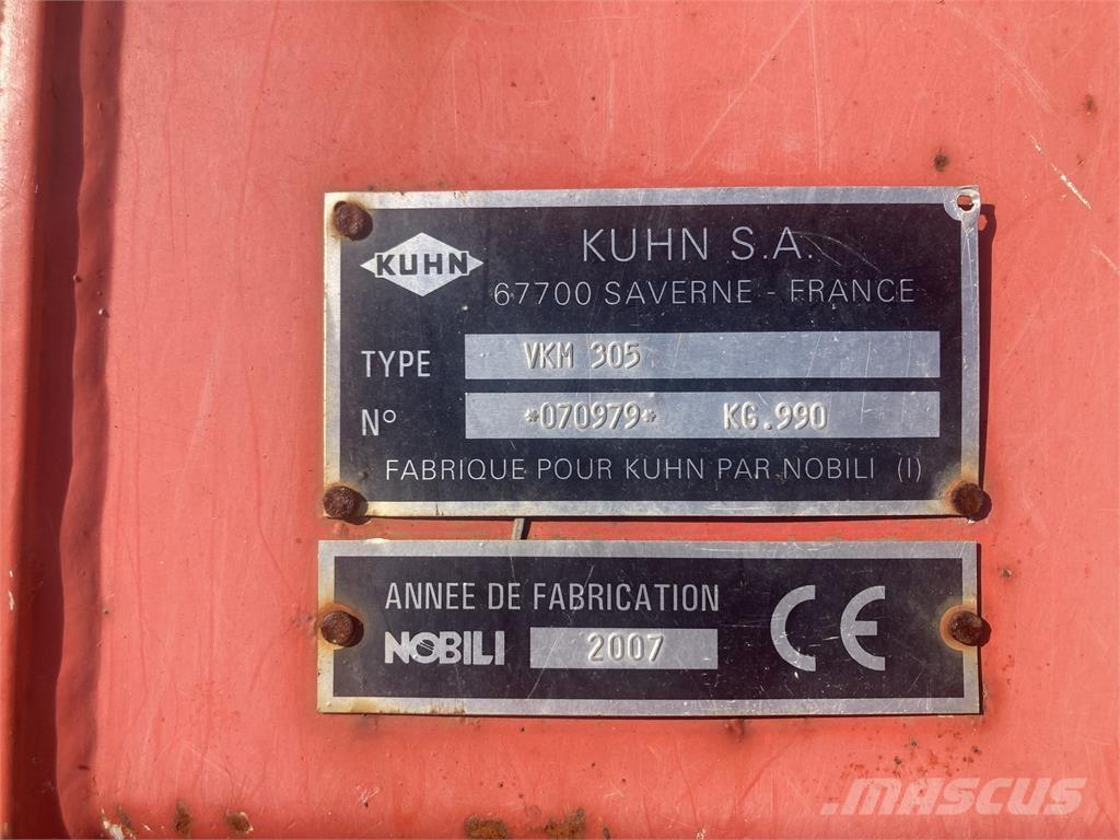 Kuhn VKM 305 Žacie stroje