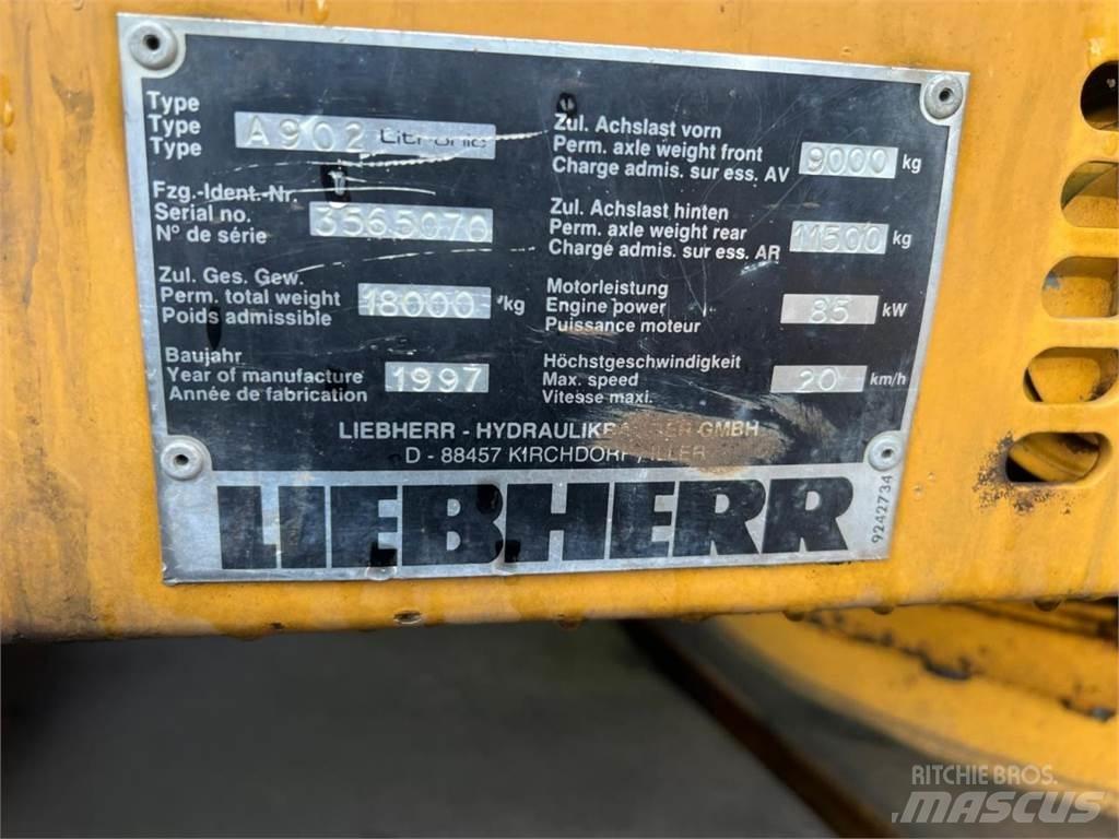 Liebherr 902 Kolesové rýpadlá