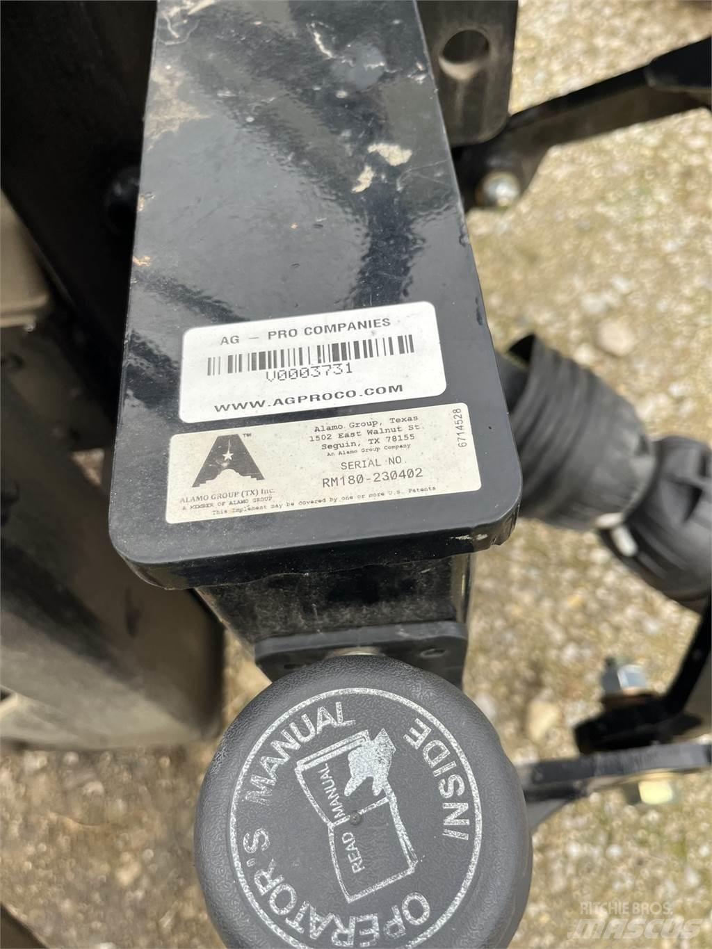 Alamo RM180 Žacie stroje