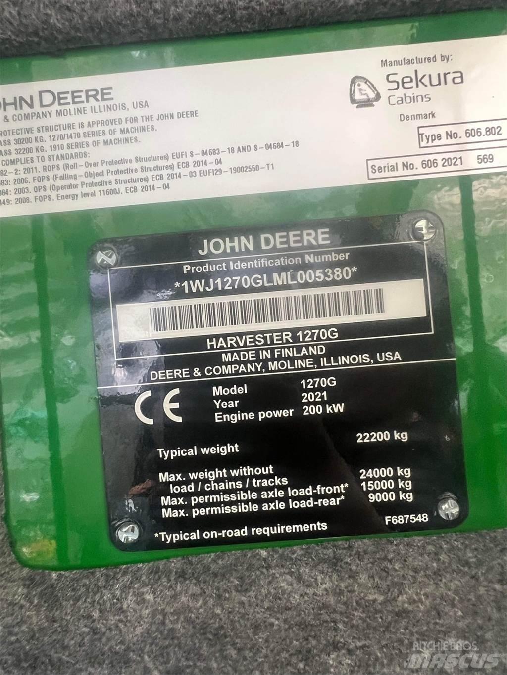 John Deere 1270G Harvestory