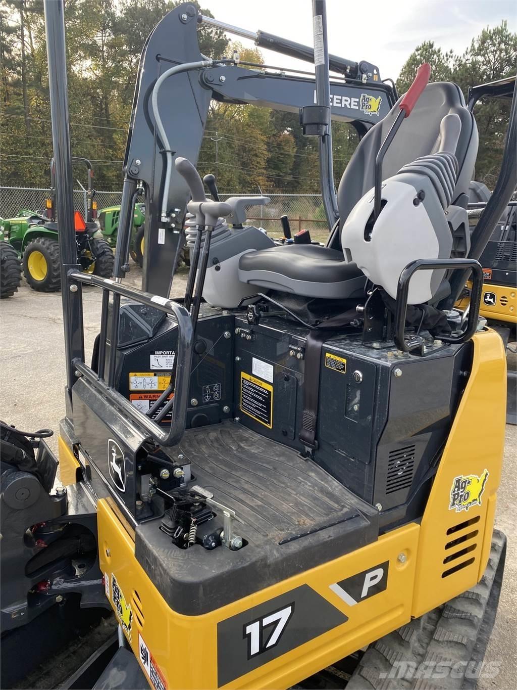 John Deere 17 P Mini rýpadlá < 7t