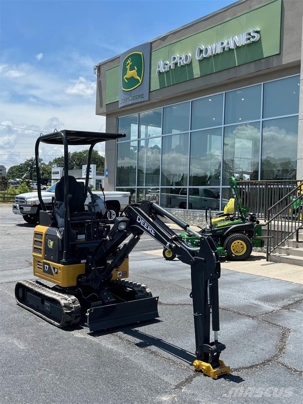 John Deere 17 P Mini rýpadlá < 7t