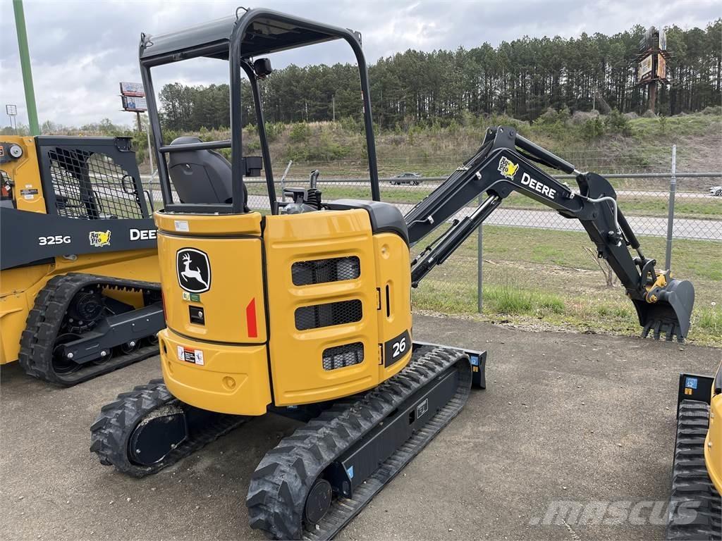 John Deere 26 P Mini rýpadlá < 7t