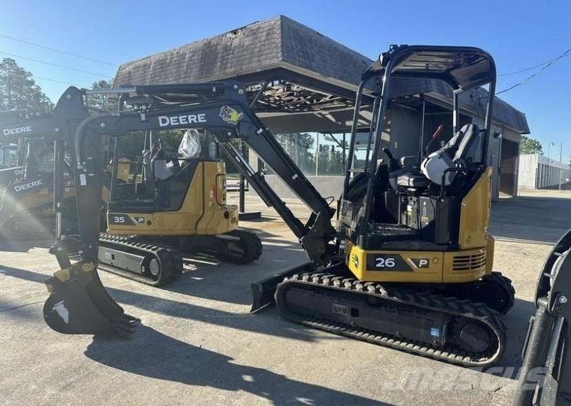 John Deere 26 P Mini rýpadlá < 7t