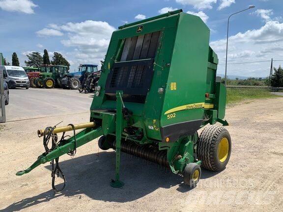 John Deere 592 Lisy na okrúhle balíky