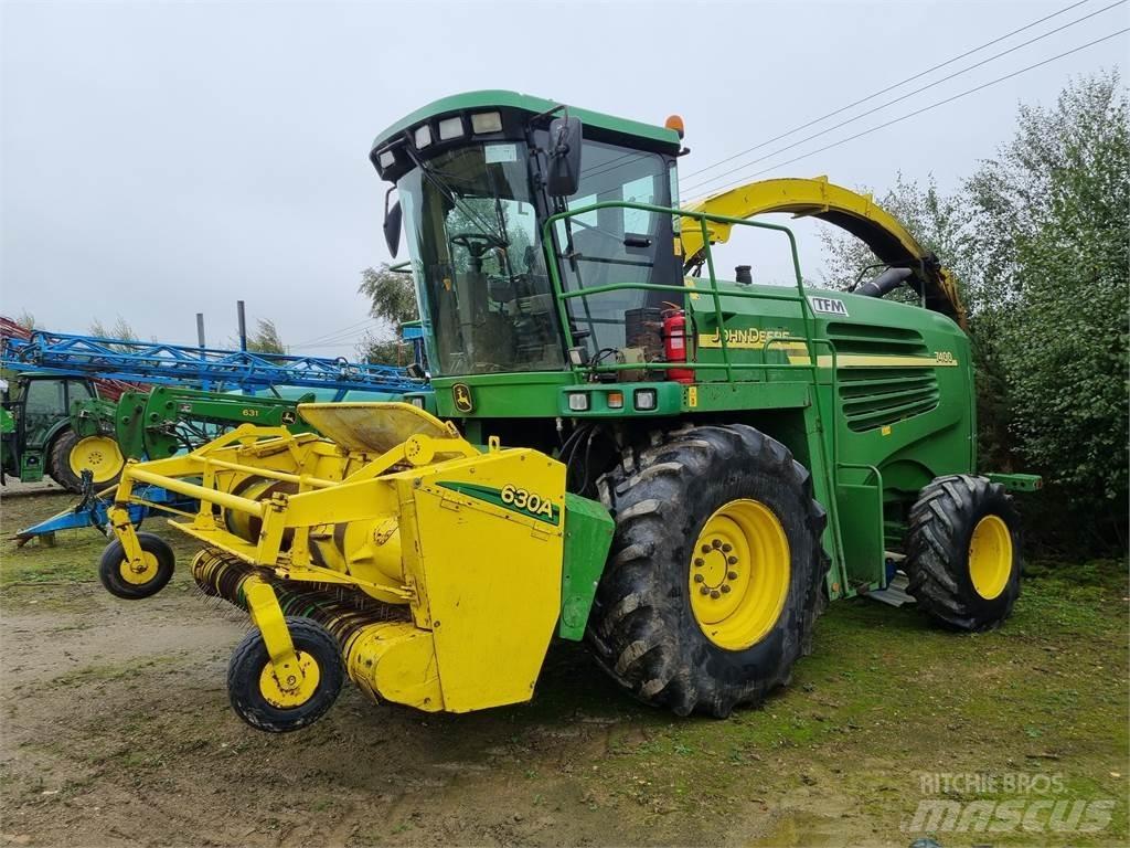 John Deere 7400 Žacie rezačky
