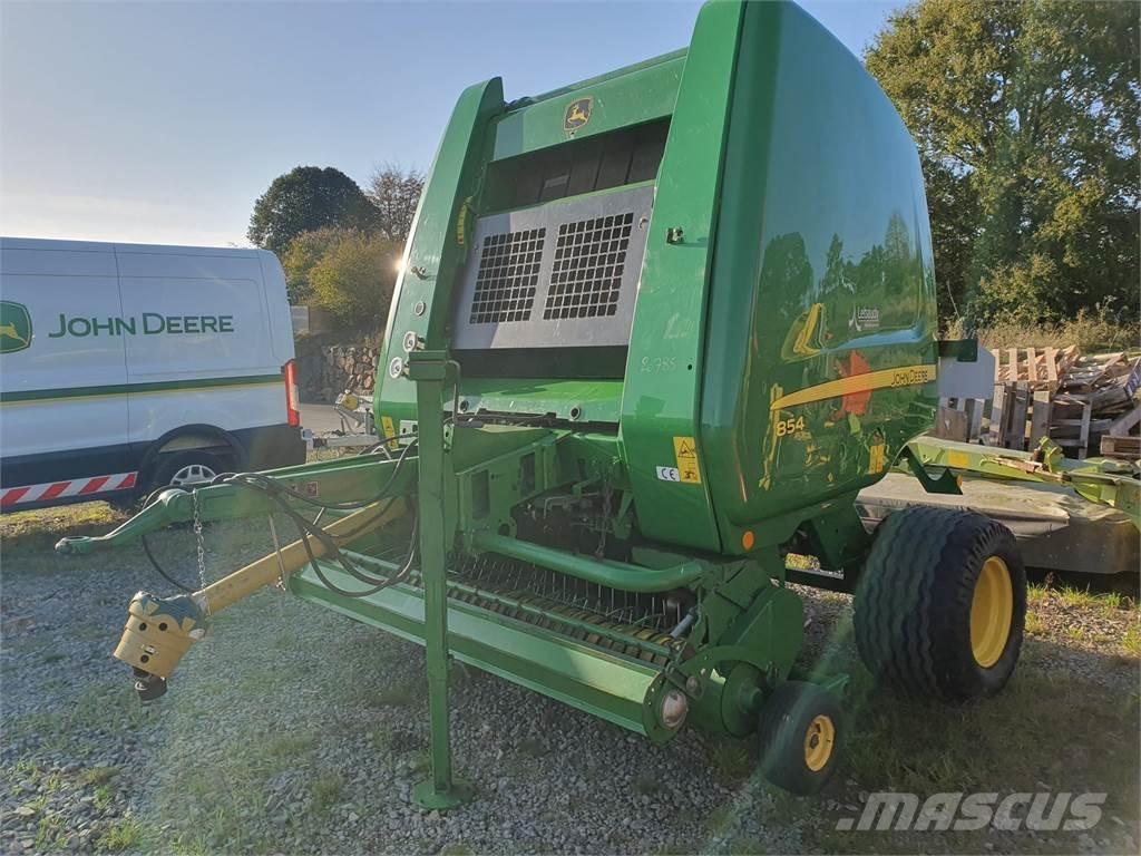 John Deere 854 Lisy na okrúhle balíky