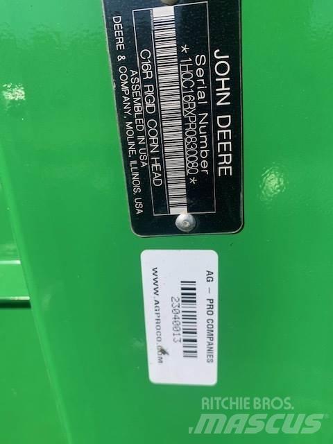 John Deere C16R Príslušenstvo a náhradné diely ku kombajnom