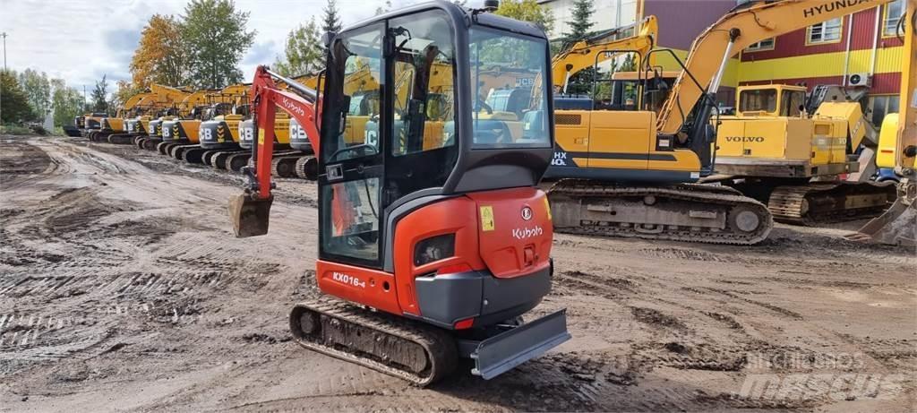 Kubota KX 016-4 Mini rýpadlá < 7t