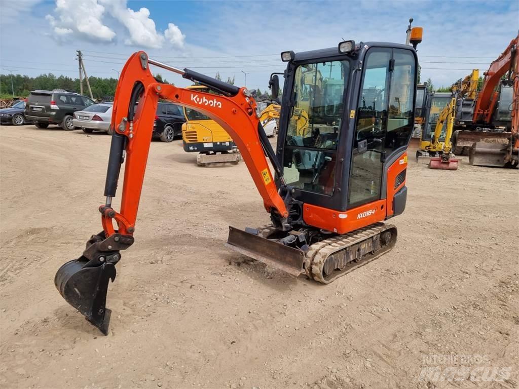 Kubota KX 018-4 Mini rýpadlá < 7t