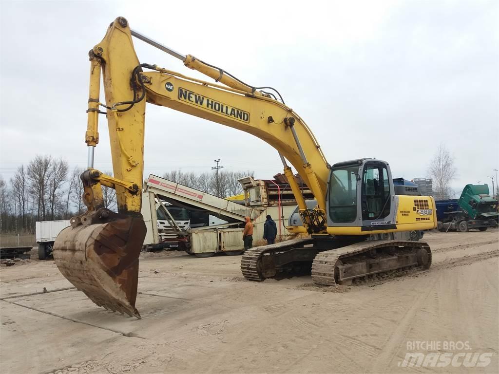 New Holland E385 Pásové rýpadlá