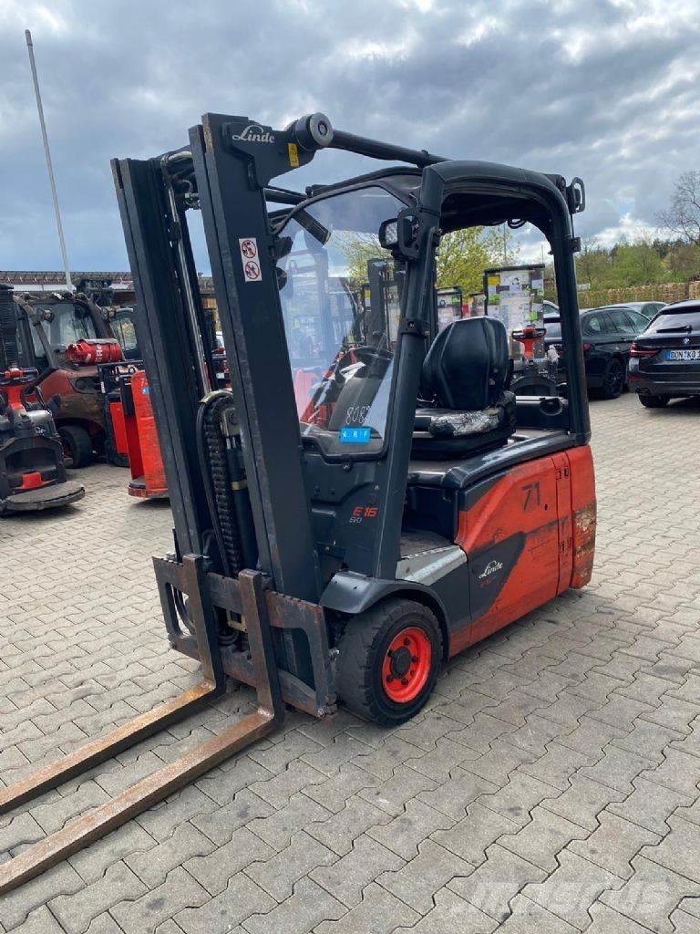 Linde E 16-02 Akumulátorové vozíky