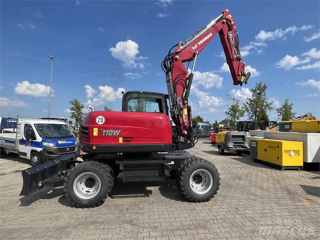 Yanmar B110W Kolesové rýpadlá
