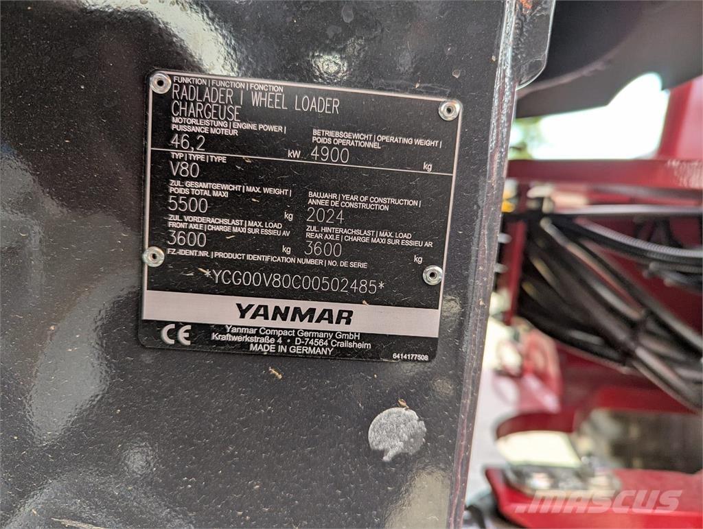 Yanmar V 80 Mini rýpadlá < 7t