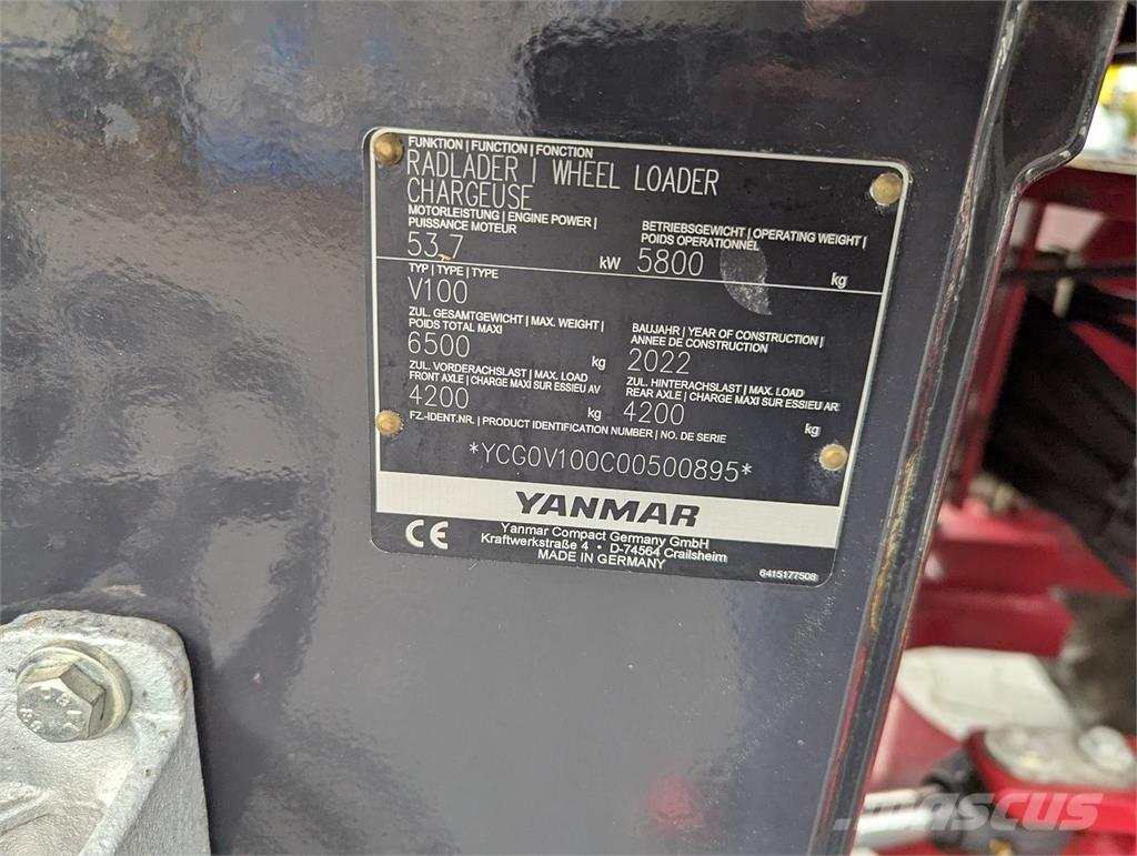 Yanmar V100 Kolesové nakladače