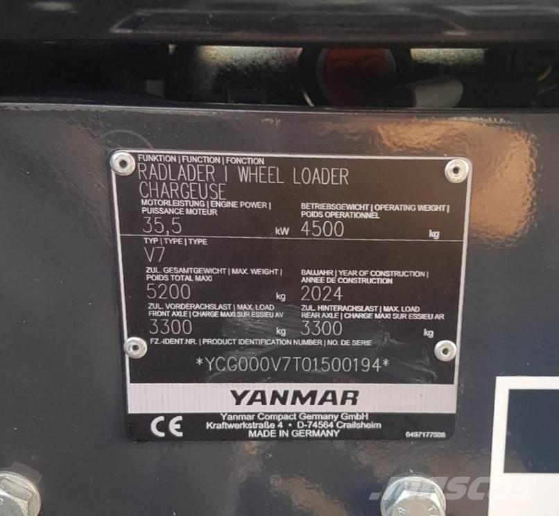 Yanmar V7 HW Kolesové nakladače