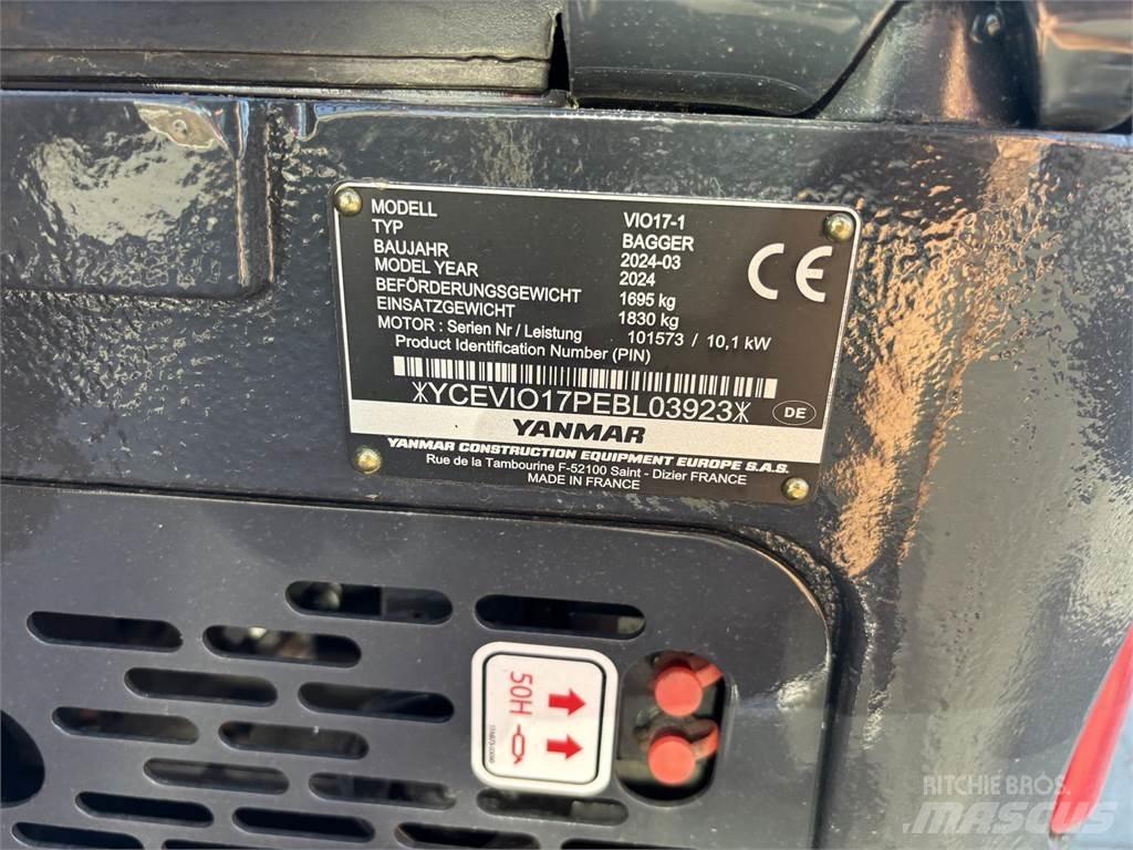Yanmar ViO17 Mini rýpadlá < 7t