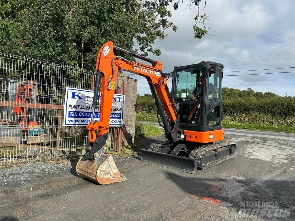 Hitachi 2019 ZX26U-6 Pásové rýpadlá