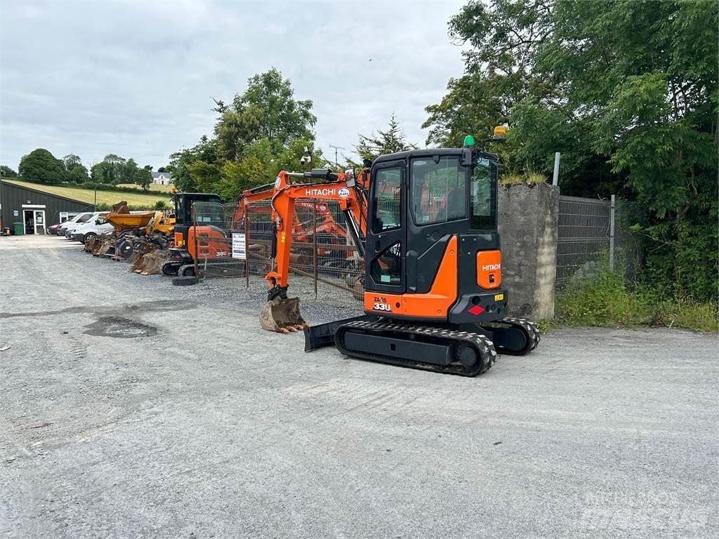 Hitachi Zx33U-5 Pásové rýpadlá