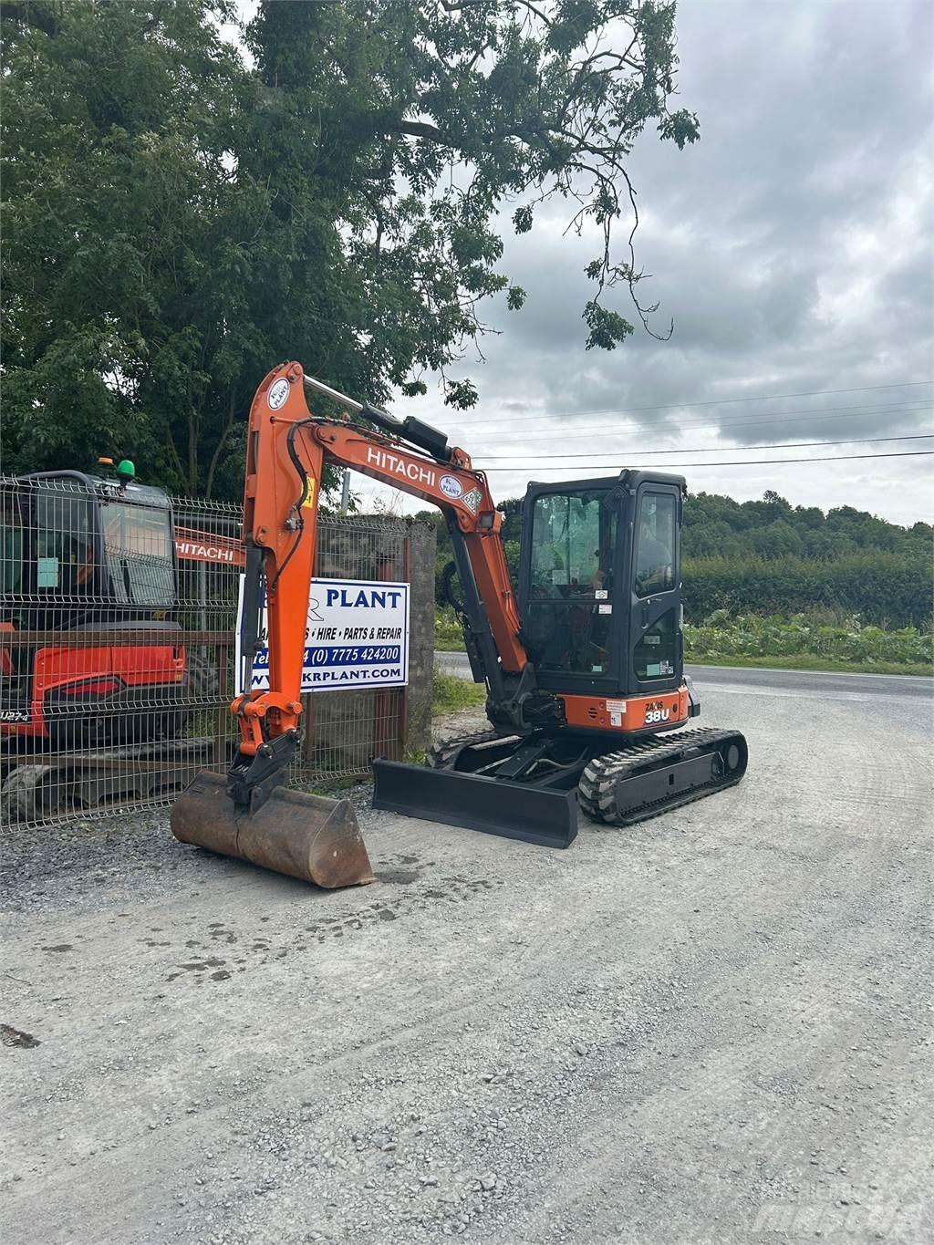 Hitachi ZX38U-6 Pásové rýpadlá