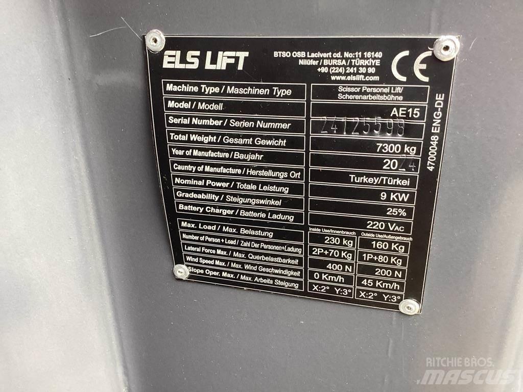 ELS LIFT AE15 Kĺbové plošiny