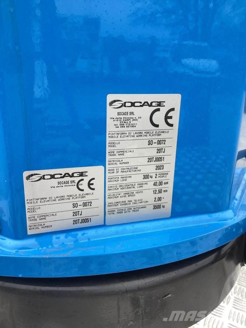 Socage 20TJ-Speed Autoplošiny