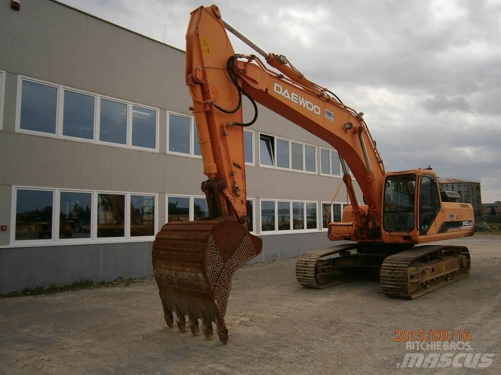Daewoo SOLAR 340LCV Pásové rýpadlá
