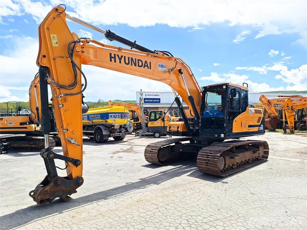 Hyundai HX220L Pásové rýpadlá