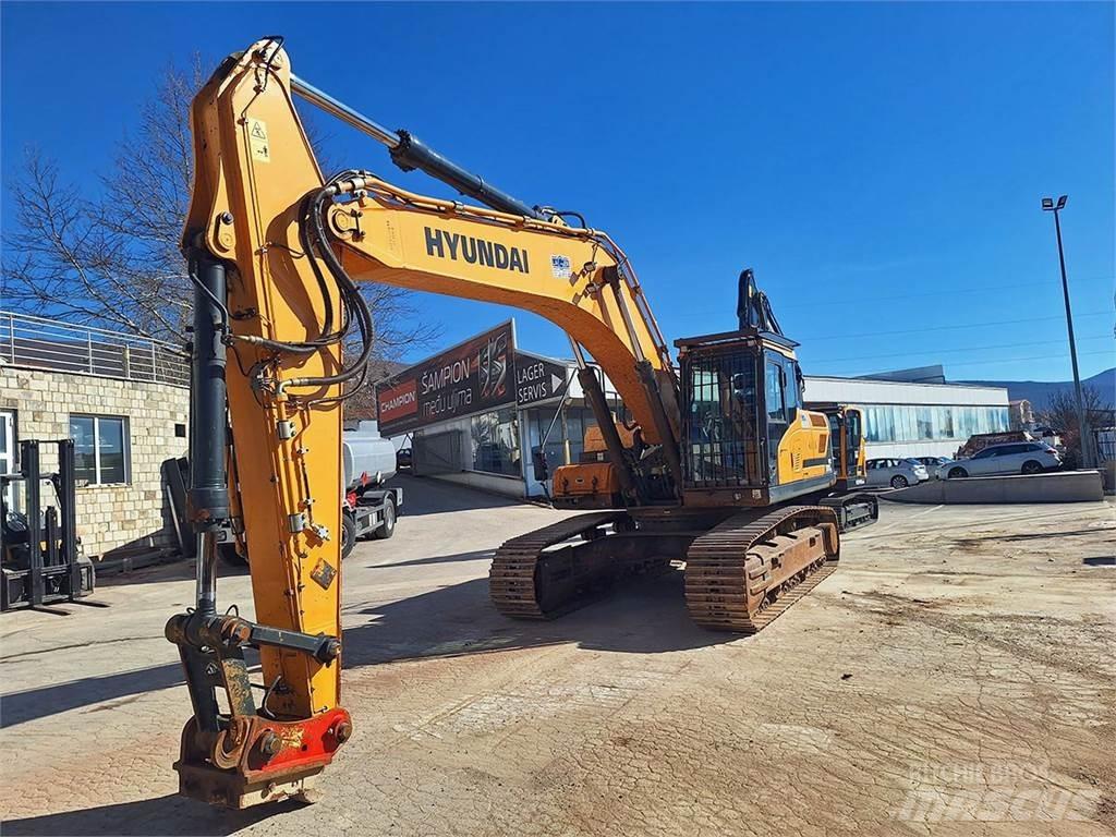 Hyundai HX300NL Pásové rýpadlá