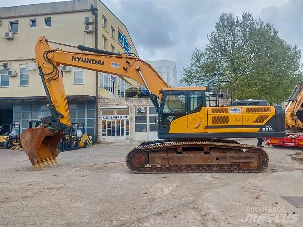 Hyundai HX330L Pásové rýpadlá