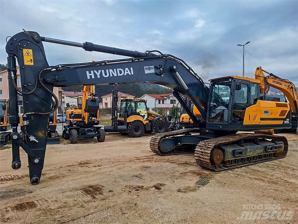 Hyundai HX350L Pásové rýpadlá